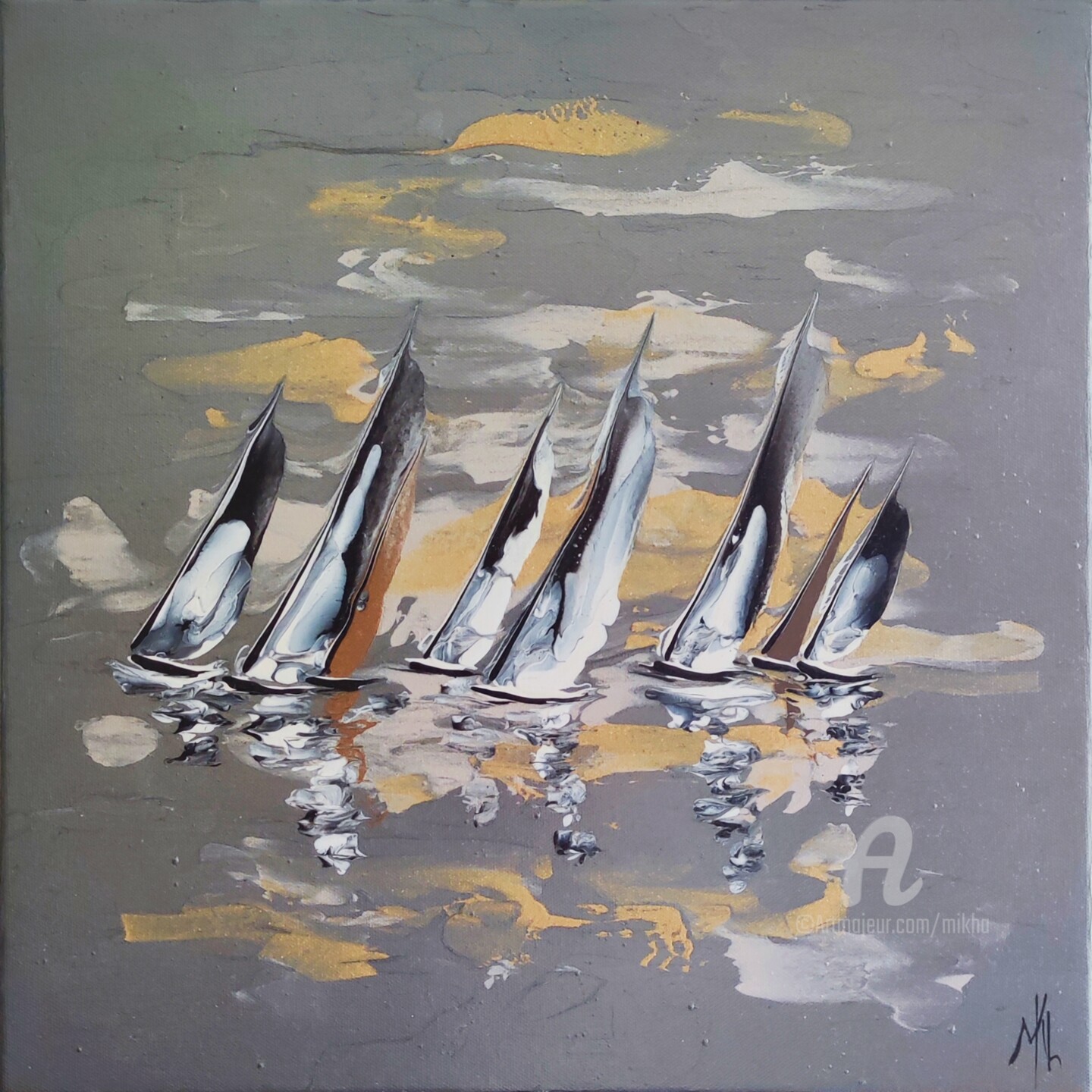 Mikha - Silver and gold regatta